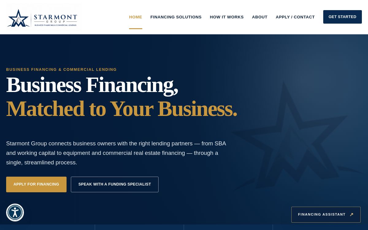 Starmont Group website preview